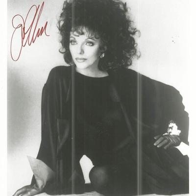 Joan Collins Signed Photo