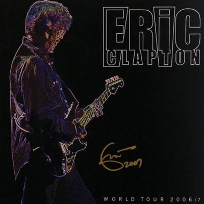 Eric Clapton signed tour book