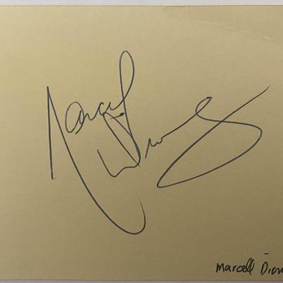 Marcel Dionne original signature