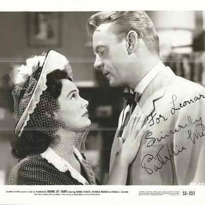Drums of Tahiti Patricia Medina Signed Movie Photo