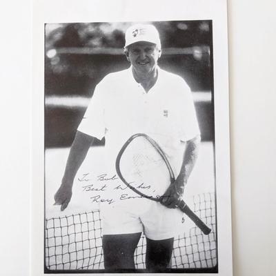 Australian Tennis Player Roy Emerson signed photo