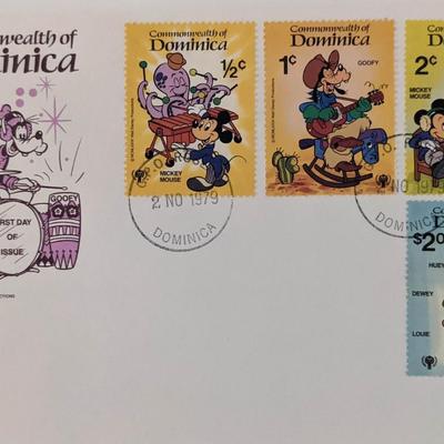 Dominica 1979 Disney Commemorative First Day Cover