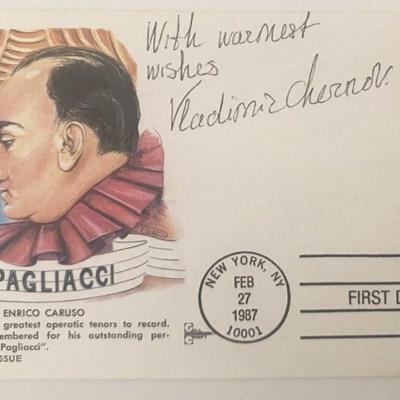 Opera Barritone Vladimir Chernov Signed FDC