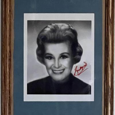 Rose Marie signed photo