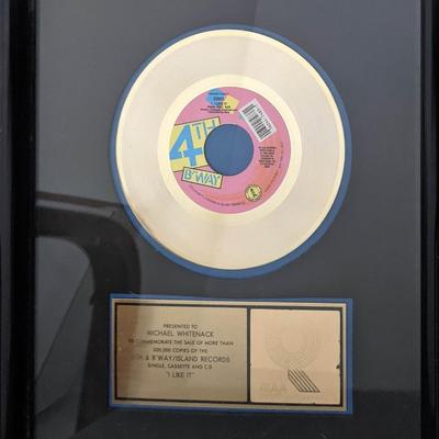 Dino I Like It RIAA Award 