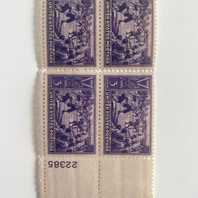 Centennial of Baseball US Postage Set of 4 stamps