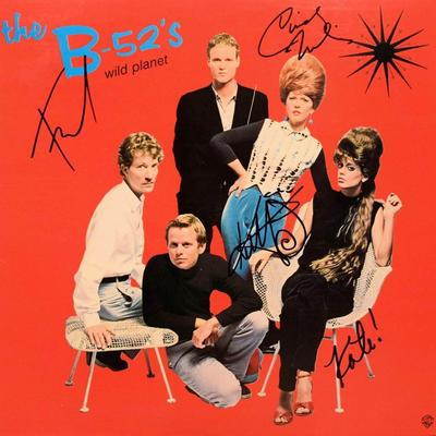 B-52's signed Wild Planet album