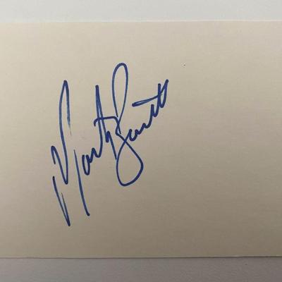 Baseball Player Marty Barrett autograph
