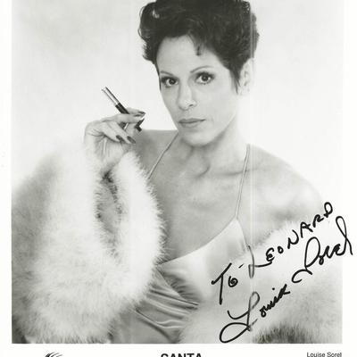 Santa Barbara Louise Sorel signed photo