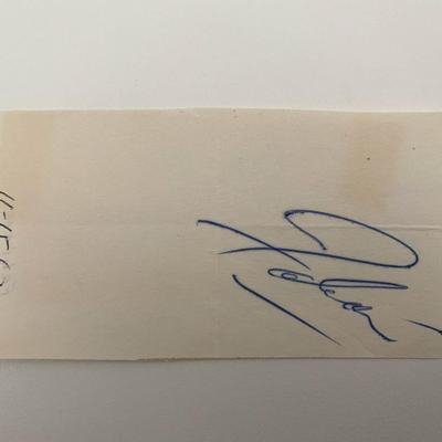 Singer Fabian original signature 