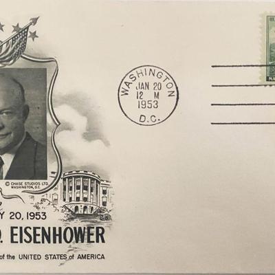 34th POTUS Eisenhower Inauguration envelope 