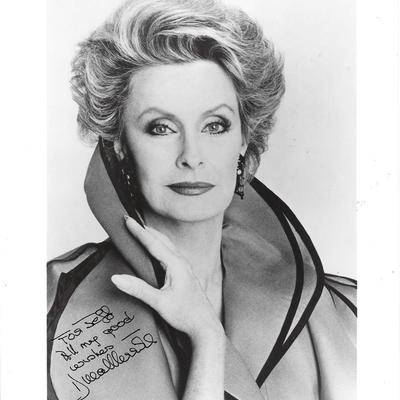 Dina Merrill signed photo