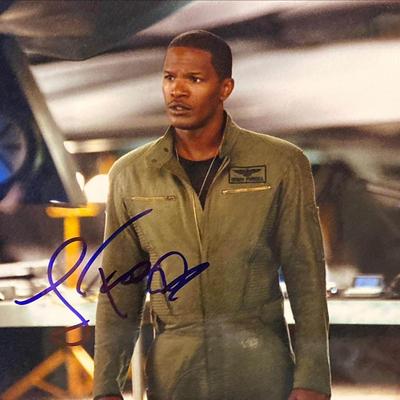Stealth Jamie Foxx Signed Movie Photo