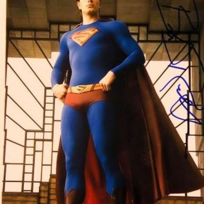 Brandon Routh signed movie still photo 