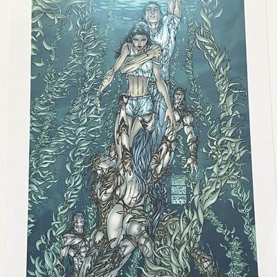 Michael Turner's Fathom Comic Poster