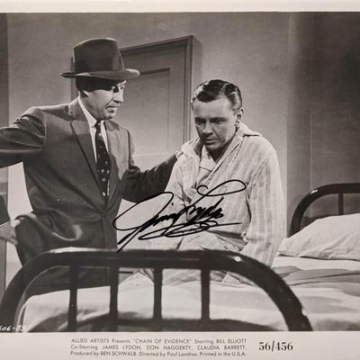 Jimmy Lydon signed photo