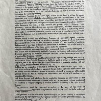 Road To Hong Kong Bob Hope and cast signed Broadway Trip contract