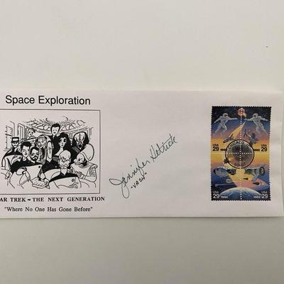 Star Trek: The Next Generation Jennifer Hetrick
signed cover