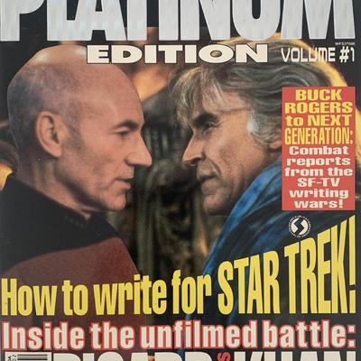 Ned Vaughn / Robin Curtis signed magazine
