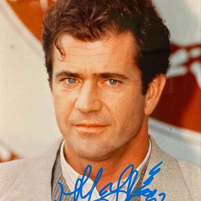 Mel Gibson Signed Photo
