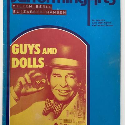 Milton Berle and Elizabeth Hansen Signed Performing Arts Magazine May 1980 Issue