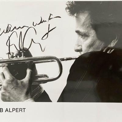 Herb Alpert signed photo