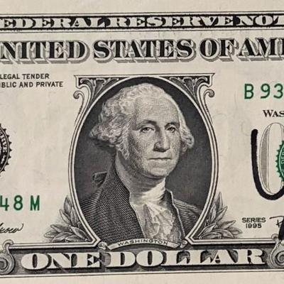 Yakov Smirnoff signed dollar bill