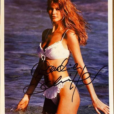 Claudia Schiffer signed photo