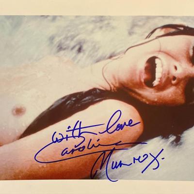 Caroline Munro signed photo