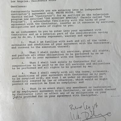 Soft Machine signed contract