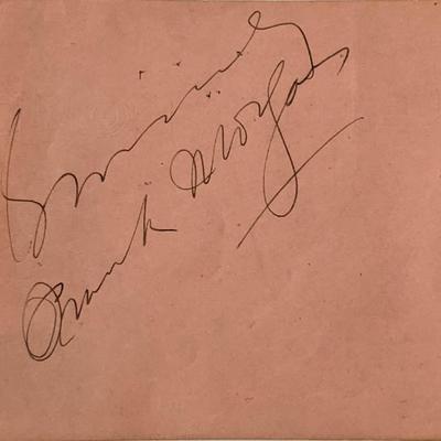 Wizard of Oz Frank Morgan Signature Cut