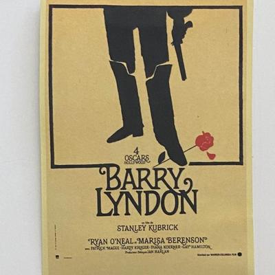 Barry Lyndon movie sticker