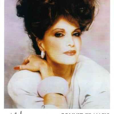 Connie Francis signed photo