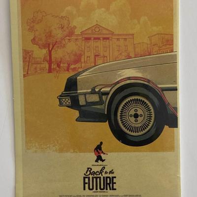 Back to the Future sticker 