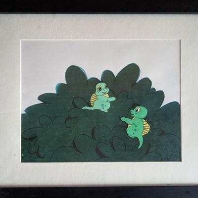 Dink, The Little Dinosaur Framed Animation Cel