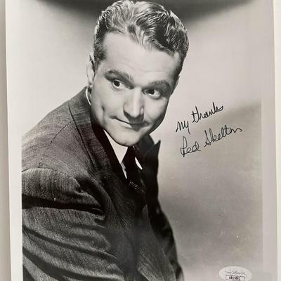 Red Skelton signed photo