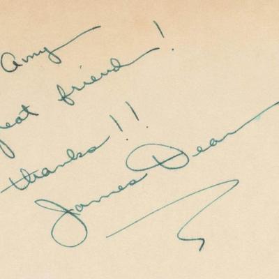 James Dean signature cut