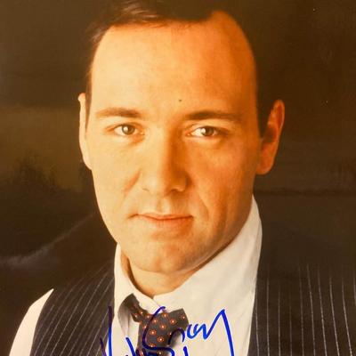 Kevin Spacey signed photo