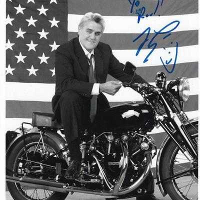 Jay Leno signed photo