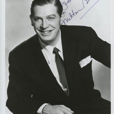Milton Berle signed photo