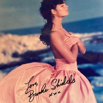 Brooke Shields signed photo