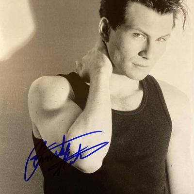 Christian Slater signed photo