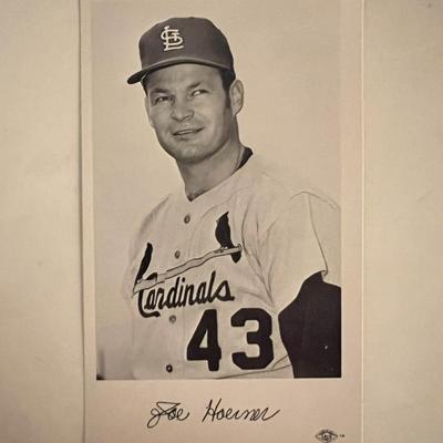 Joe Hoerner facsimile signed photo. 3x5 inches