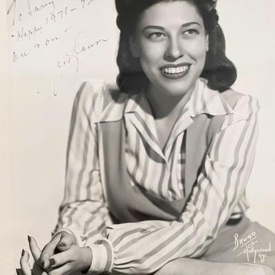 Judy Canova signed photo