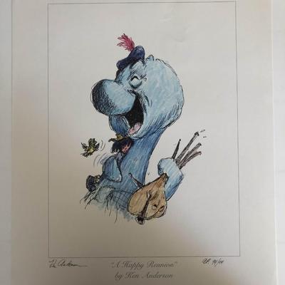 Ken Anderson - A Happy Reunion - Original Lithograph - 1992