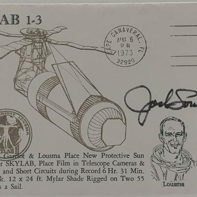 Astronaut Jack Lousma signed FDC