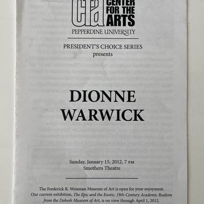 Dionne Warwick Center for the Arts program 