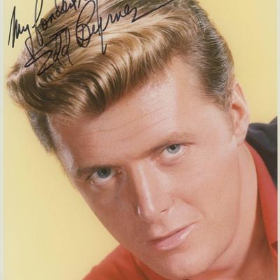 Edd Byrnes signed Sunset Strip photo