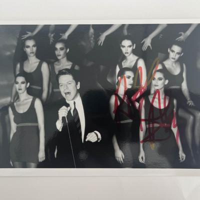 Robert Palmer signed photo
