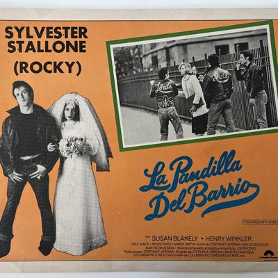 1974 The Lords of Flatbush (La Pandilla del Barrio ) lobby card 